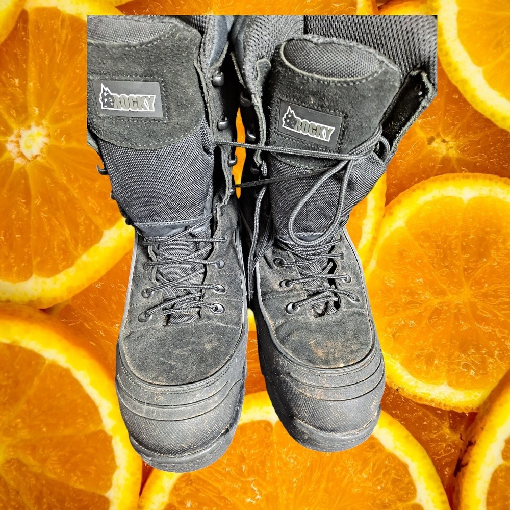 Rocky 9" Outdoor Boots Thinsulate 1200G Insulated Waterproof‎ Black US 13M